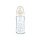 Nuk Biberón First choice cristal anticólico T1 M -leche- 240 ml