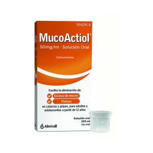 Actithiol mucolítico adultos 50 mg/ml 200 ml