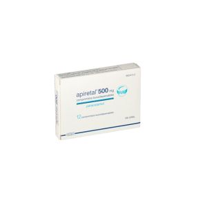 Apiretal bucodispensable 500 mg 24 comprimidos