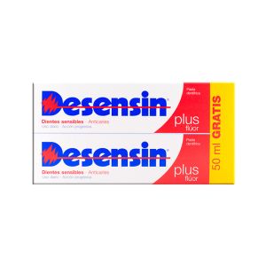 Desensin Plus flúor pasta dentífrica pack 2 x 150 ml 