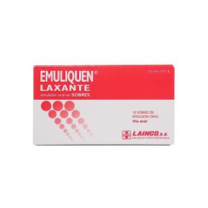 Emuliquen laxante 10 sobres emulsión oral 15 ml