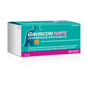 Gaviscon forte 48 comprimidos masticables