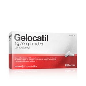 Gelocatil 1 g 10 comprimidos