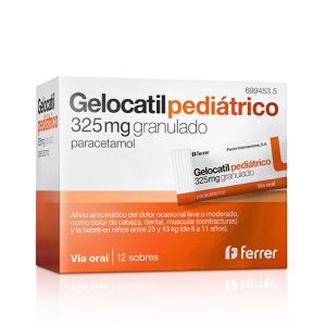 Gelocatil Pediátrico 325 mg 12 sobres granulado