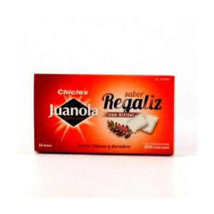 Juanola chicle 10 g regaliz sabor clásico