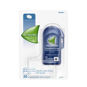 Nicorette SuperMint 4 mg 20 comprimidos para chupar