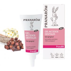 Pranarom Pranabb gel accesos dentales primeros dientes bebé 15 ml bio