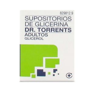 Supositorios glicerina Dr. Torrents adultos 3.27 g 12 u -tarro-