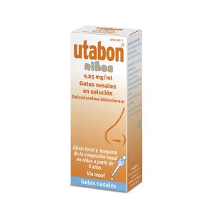 Utabon niños 0.025% gotas nasales solución 15 ml