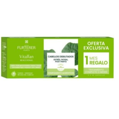  Rene Furterer Vitalfan Anticaída Reaccional 30 Caps 3 Cajas 