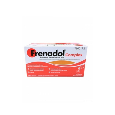 Frenadol complex tratamiento resfriado y gripe