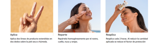 cómo aplicar protector solar facial isdin fusion water