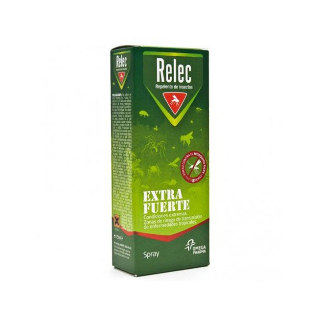▷ Chollo Spray anti mosquitos Relec Extra Fuerte de 75 ml por sólo 6,89€  (47% de descuento)