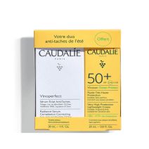 Cofre CAudalie Vinoperfect Serum Antimanchas y Protector Solar SPF 50