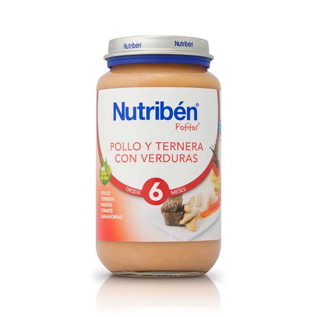 Nutriben ECO potito Pollo de corral con verduras 235 g